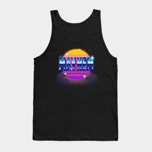 Graphic Mayhem Proud Name Christmas Birthday 70s 80s 90s Vintage Styles Tank Top